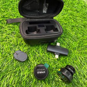 Microfone de Lapela duplo anti ruído